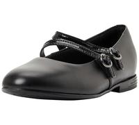 Clarks Originals Unisex Finja Bar Y. Shoe, Black Leather, 40 EU