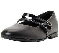 Clarks Originals Unisex Finja Bar Y. Shoe, Black Leather, 42 EU