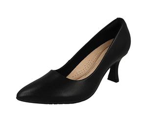 Clarks Originals Unisex Kataleyna Gem Shoe, Black Leather, 36 EU