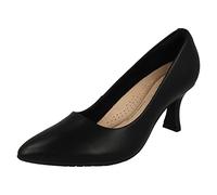 Clarks Originals Unisex Kataleyna Gem Shoe, Black Leather, 37.5 EU