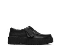 Clarks Originals Unisex Torhill Bee Shoe, Black Leather, 35.5 EU