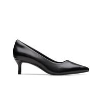 Clarks Shoes Zarey Court High Heels EU 39 Black Leather