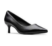Clarks Originals Unisex Zarey Court Shoe, Black Leather, 40 EU