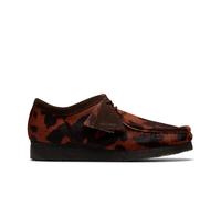 Clarks Originals Wallabee Animal Cow Print Brown EU46