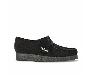 Clarks Originals Wallabee Black Suede Damen EU37
