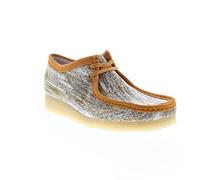 CLARKS ORIGINALS Wallabee Boots Black Natural Fabr
