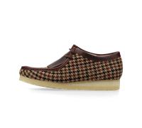 Mokassin CLARKS "Wallabee", Herren, Gr. 42, beige, braun, Kunstfaser, Schuhe, im ikonischen Design (16489363-42) beige, braun