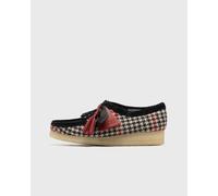 Mokassin CLARKS "Wallabee", Damen, Gr. 40, schwarz, rot, Kunstfaser, Schuhe, aus hochwertigem Harris Tweed (58035653-40) schwarz, rot