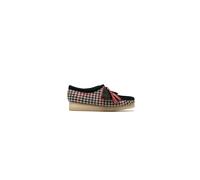 Clarks Originals WMNS Wallabee Schwarz/Weiss/Rot 37