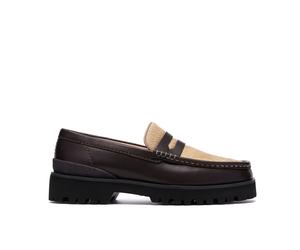 Clarks Originals Yukoner Penny Brown Combi Lea EU44.5