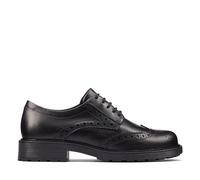 Clarks Orinoco 2 Limit Lederschuhe in Schwarz Lack Wide Fit Gr, Schwarz, 41.5 EU Weit