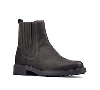 Clarks Orinoco 2 Mid Black Leather 9.5 D - Wide