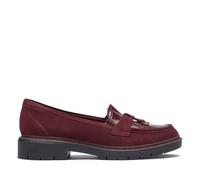 Clarks Orinoco2 Penny Penny Mokassin für Damen, Burgunderrot, 36 EU