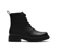 Schnürboots CLARKS "Orinoco 3 Style", Damen, Gr. 38, schwarz, Leder, elegant, Schuhe, Stiefel, Schnürboots mit Blockabsatz (21850255-38) schwarz