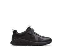 Clarks Oslo Spark O Childrens Black Leather, 13.5