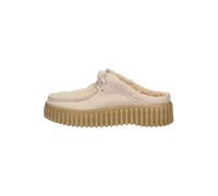 Clarks Pantoletten Leder Sand Warmfutter - 37,5