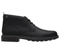 Clarks Paulton Lo Mens Black Leather, 10.5