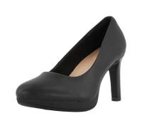 Clarks Plateau Pumps für Damen, schwarz, Größe 38 ½ EU / 5,5 UK