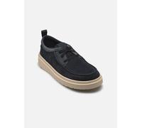 Clarks Herren Polden Moc Derby Schnürhalbschuhe, Navy Suede, 41 EU