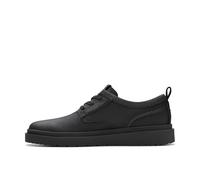 Clarks Herren Polden Lace Derby Schnürhalbschuhe, Black Leather, 41.5 EU