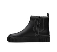 Clarks Damen Mayhill Top Chelsea-Stiefel, Schwarzes Leder, 37 EU