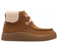 Clarks Premium Mykah IzzyAnkle Boot für Damen, Dunkelbraunes Wildleder, 40.5 EU