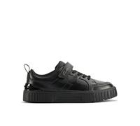 Clarks Premium Oslo Flare O Oxford Flat, schwarzes Leder, 35 EU, Schwarzes Leder, 34 EU
