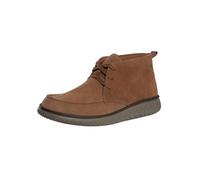 Clarks Premium RelaxLite Moc Chukka Boot für Herren, Cola Wildleder, Größe 42, Cola Suede, 42 2/3 EU