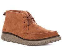 Clarks Premium RelaxLite Moc Chukka Boot für Herren, Cola Wildleder, Größe 43, Cola Suede, 43.5 EU