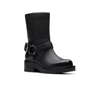 Clarks - - Rebelle Up Stiefel für Damen, Kolorit Black Leather, Größe: 38.5 EU