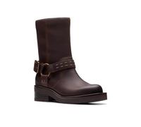 Clarks - - Rebelle Up Stiefel für Damen, Kolorit Walnut Lea, Größe: 38.5 EU