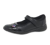 Clarks Relda Spark K. Oxford Flat, Black Leather, 26 EU