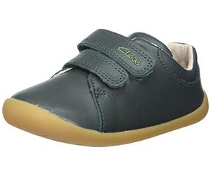 Clarks Roamer Craft T Sneaker, Green Leather, 18 EU