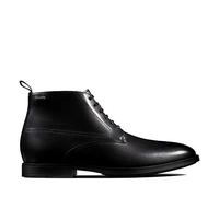 Clarks Herren Ronnie Up GTX Klassische Stiefel, Schwarz (Black Leather Black Leather)