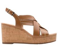 Clarks Sabina Strap Womens Black Leather, 8