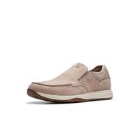 Clarks Sailview Step Loafer für Herren, Hellgraues Nubuk, 8.5