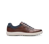 Sneaker CLARKS "Mapstone", Herren, Gr. 47, braun, Leder, casual, Schuhe, im sportlich-eleganten Design (56649923-47) braun