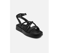 Clarks Leder-Sneakers "Alda Cross" in Schwarz - 54% | Größe 40 | Damen Sandalen