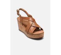 Clarks Damen Sabina Sling Sandale, Tan Leather, 41 EU
