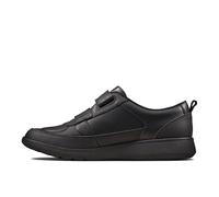 Clarks Scala Gem Y Childrens Black Leather, 3