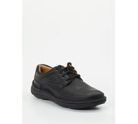 Clarks Schnürschuh Nature III in schwarz in Größe: 48 für Herren