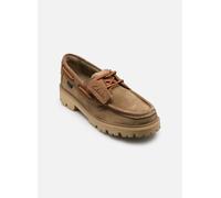Schnürschuh CLARKS "Cleyhill Boat", Damen, Gr. 38, hellbraun, Leder, Schuhe Schnürschuh, mit strapazierfähiger Sohle (57107505-38) hellbraun