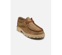Schnürschuh CLARKS "Cleyhill Seam", Damen, Gr. 42, camelfarben, Leder, Schuhe Schnürschuh, mit XTRALITE-Laufsohle (44775602-42) camelfarben