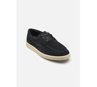Clarks - Lockford Boat Navy Suede - Blau 42