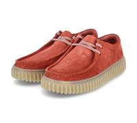 Clarks Schnürschuhe Torhill Lo, Rauleder, Rot, Herren EU 9/43