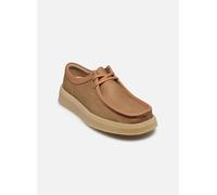 Schnürschuh CLARKS "Torview", Damen, Gr. 44, hellbraun, Leder, Schuhe Schnürschuh, mit angenehm weicher Dämpfung (83846234-44) hellbraun