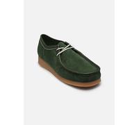 Schnürschuh CLARKS "Clarks Halbschuhe Veloursleder", Herren, Gr. 43, grün, Veloursleder, Schuhe Schnürschuh (90017254-43) grün