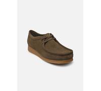 Clarks Herren WallabeeEVO Derby Schnürhalbschuhe, Dark Olive SDE, 44 EU