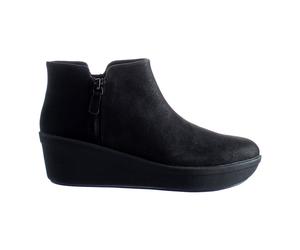 Clarks Schritt Rose Womens Black Stiefel EU 36,5 / UK 3,5