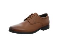 Clarks Shoes Howard Walk H Schuhe EU 42 Dark Tan Leather
